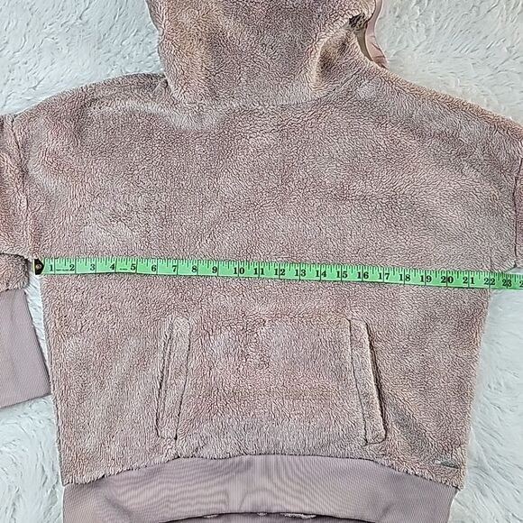 Mondetta -863 Women's Cowl Neck Sherpa Pullover in Pink Size Medium - Picture 5 of 7